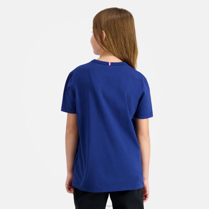 niños Le Coq Sportif camiseta azul ropa RF4V644