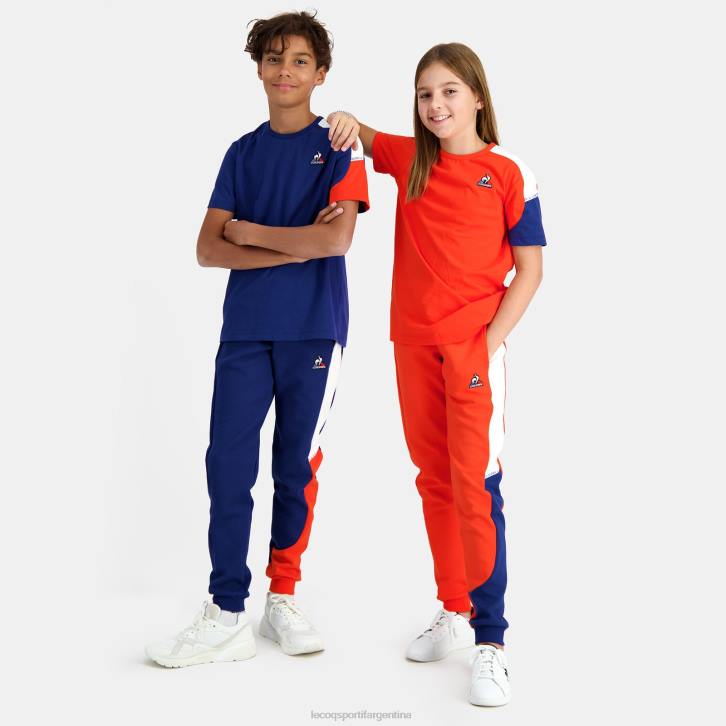 niños Le Coq Sportif camiseta azul ropa RF4V651