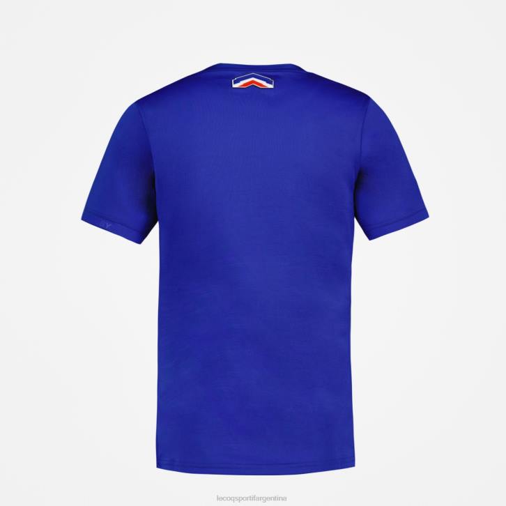 niños Le Coq Sportif camiseta azul ropa RF4V656