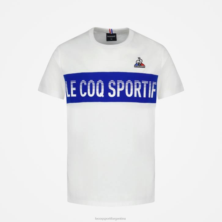 niños Le Coq Sportif camiseta blanca ropa RF4V646