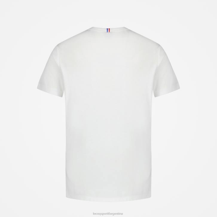 niños Le Coq Sportif camiseta blanca ropa RF4V646