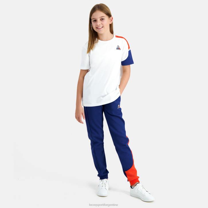 niños Le Coq Sportif camiseta blanca ropa RF4V649