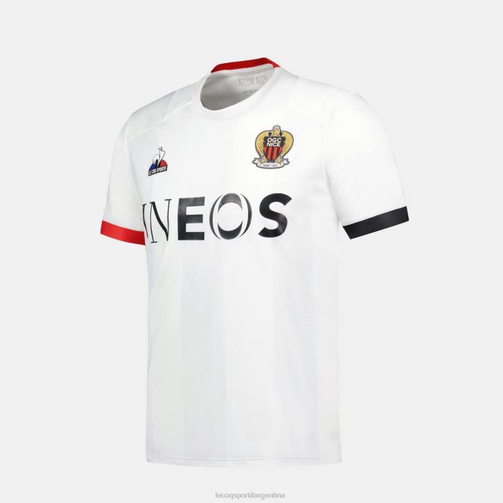 niños Le Coq Sportif camiseta blanca ropa RF4V700