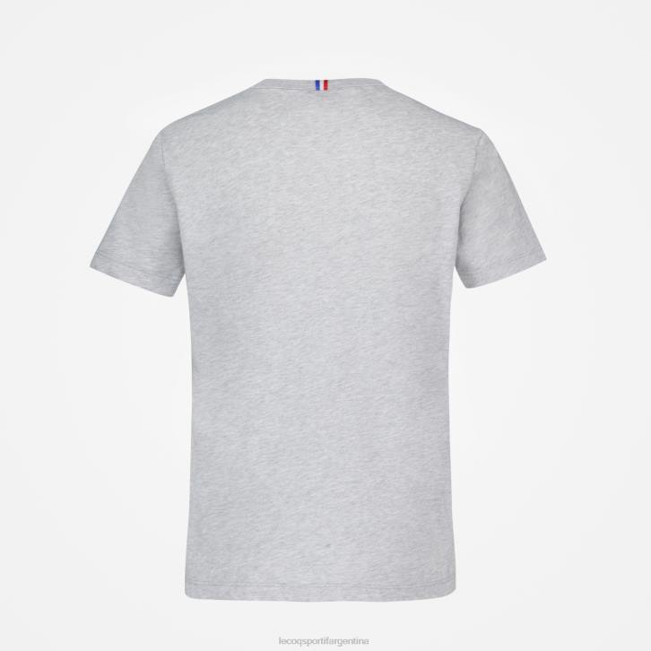 niños Le Coq Sportif camiseta gris ropa RF4V640