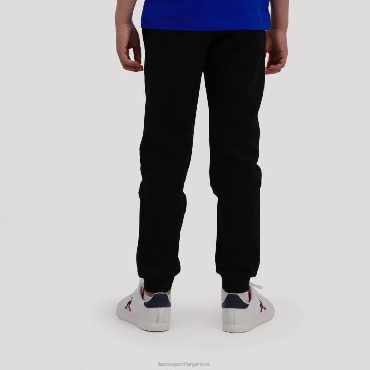 niños Le Coq Sportif pantalon negro ropa RF4V667