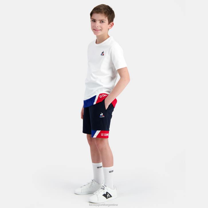 niños Le Coq Sportif pantalones cortos azul ropa RF4V407