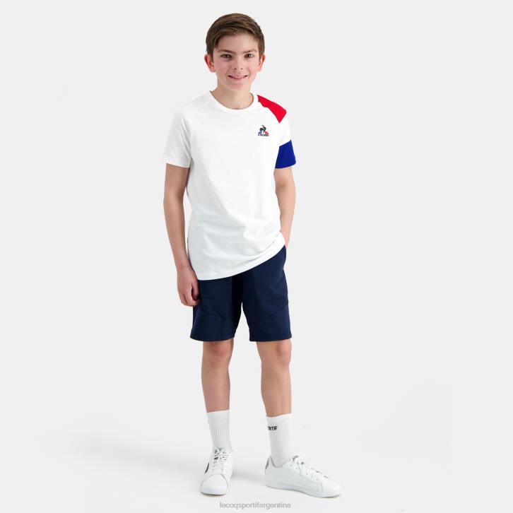 niños Le Coq Sportif pantalones cortos azul ropa RF4V415