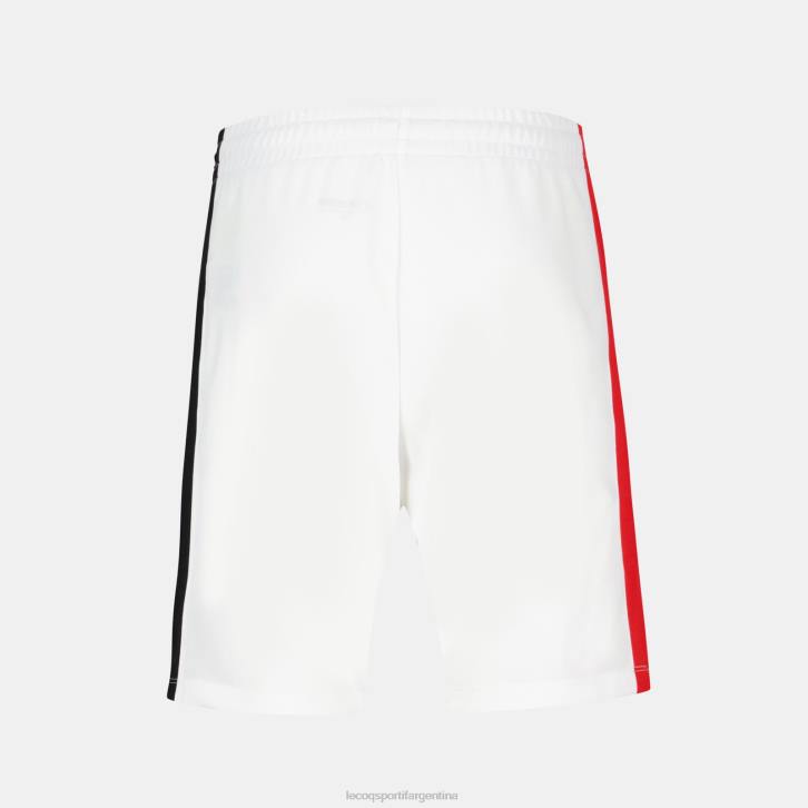 niños Le Coq Sportif pantalones cortos blancos ropa RF4V402