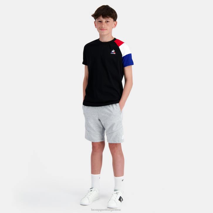 niños Le Coq Sportif pantalones cortos grises ropa RF4V414