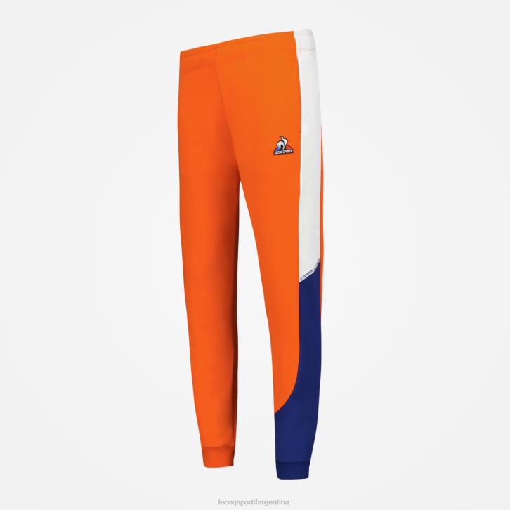 niños Le Coq Sportif pantalones naranja ropa RF4V642