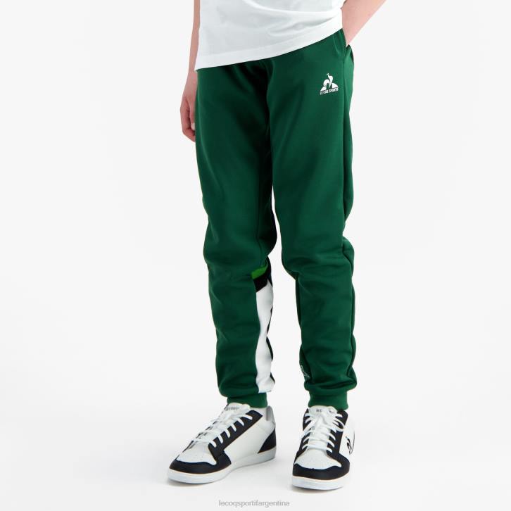 niños Le Coq Sportif pantalones verdes ropa RF4V406