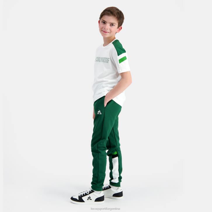 niños Le Coq Sportif pantalones verdes ropa RF4V406