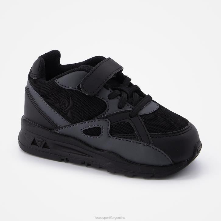 niños Le Coq Sportif zapato lcs r850 bebe negro zapatos RF4V677