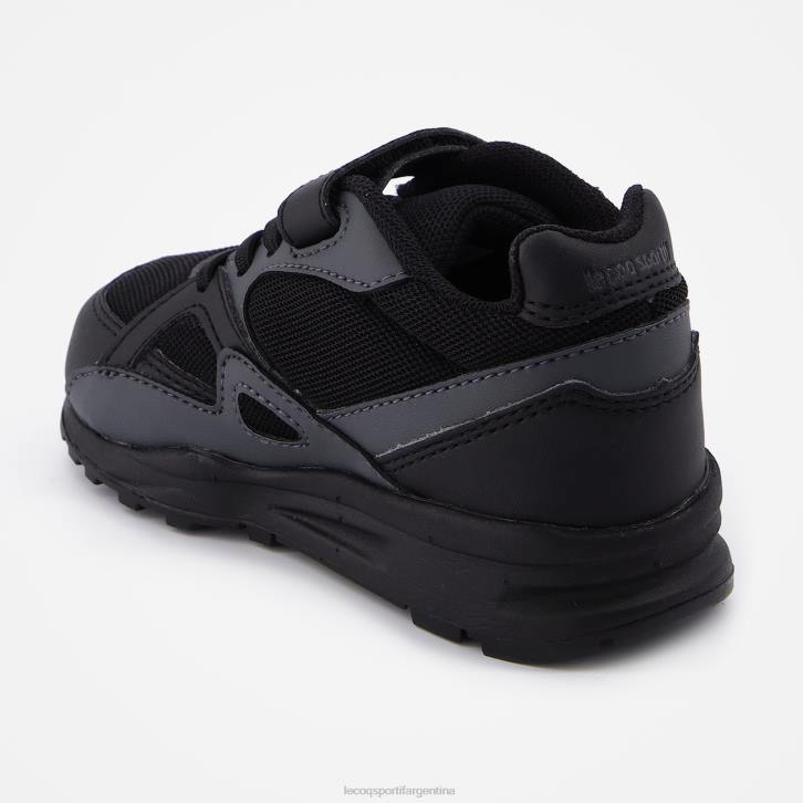 niños Le Coq Sportif zapato lcs r850 bebe negro zapatos RF4V677