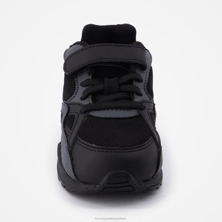 niños Le Coq Sportif zapato lcs r850 bebe negro zapatos RF4V677