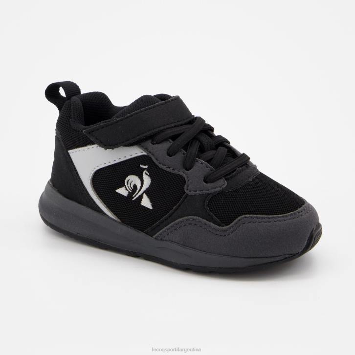 niños Le Coq Sportif zapato r500 bebe sport negro zapatos RF4V416