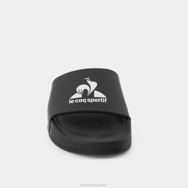 niños Le Coq Sportif diapositivas hechas en francia negro zapatos RF4V426