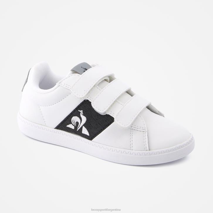 niños Le Coq Sportif zapato corteclassic 2 tonos blanco zapatos RF4V686