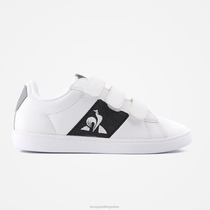 niños Le Coq Sportif zapato corteclassic 2 tonos blanco zapatos RF4V686